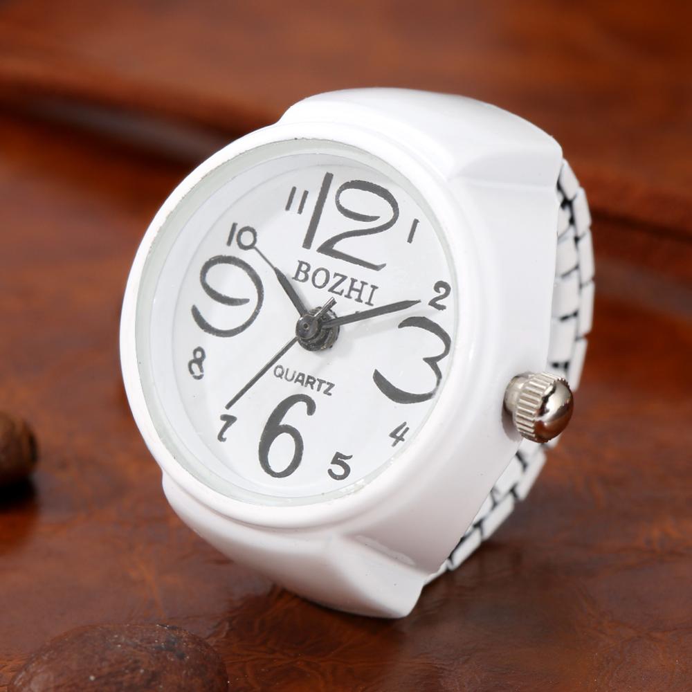Couple Student Finger Watch Mini Creative Color Ring Watch