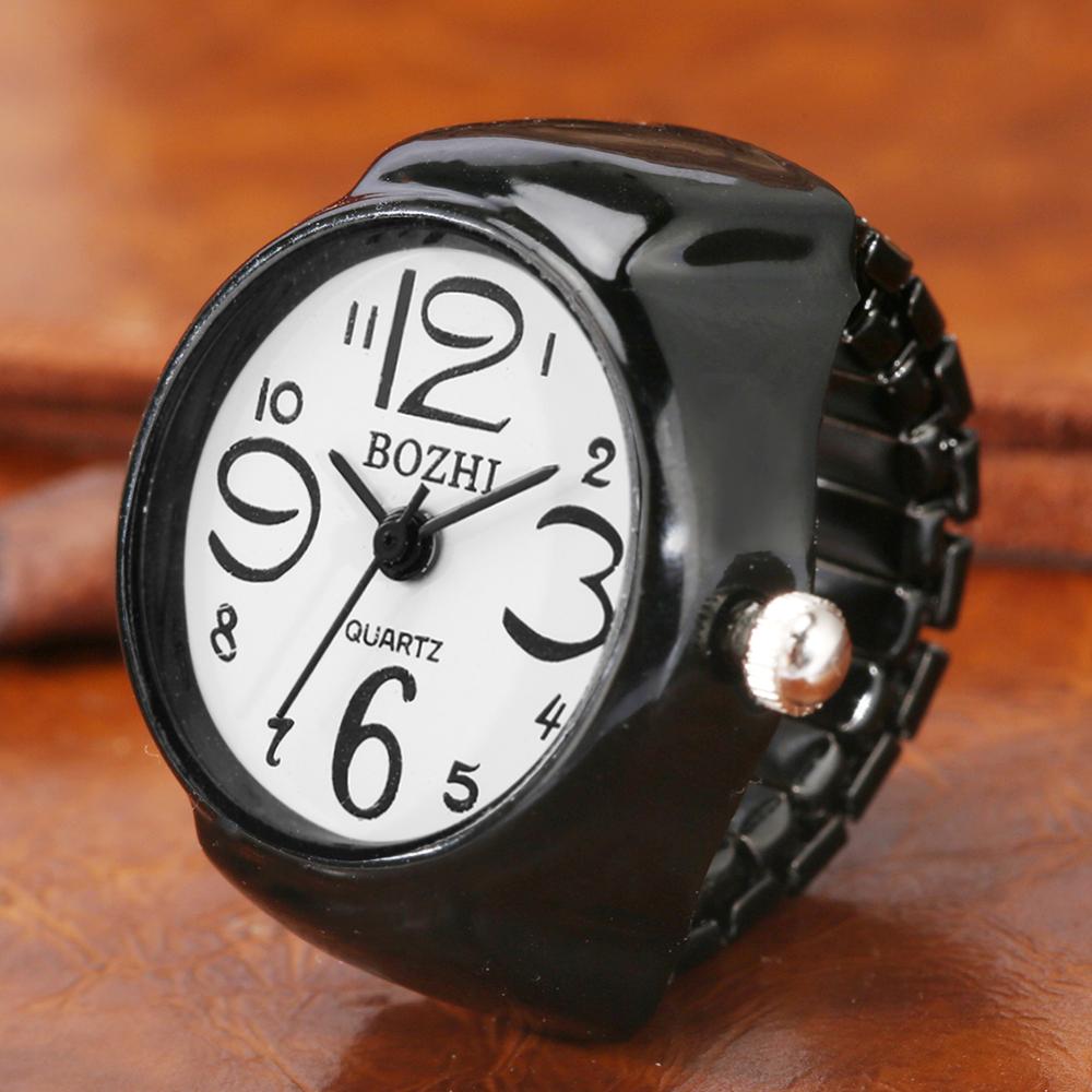 Couple Student Finger Watch Mini Creative Color Ring Watch